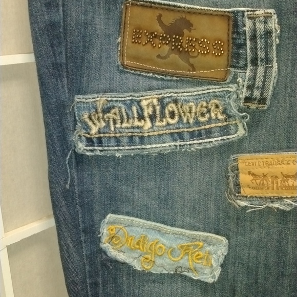 Denim Upcycled Tag Jeans - Picture 11 of 14